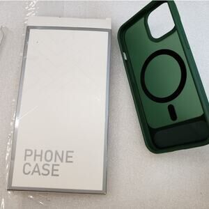 Temdan Phone Case for iPhone 14 Regular / 13 Regular. Green. Kickstand. Shockprf